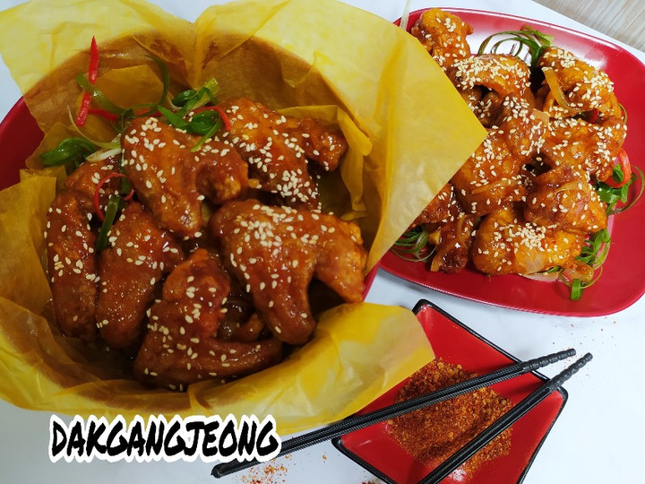 Cara Membuat DAKGANGJEONG (korean spicy chicken wings) Ekonomis