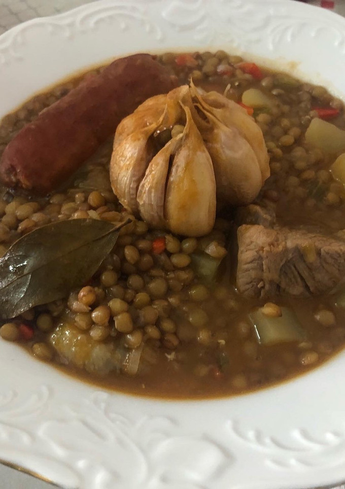 Una foto de Lentejas estofadas
