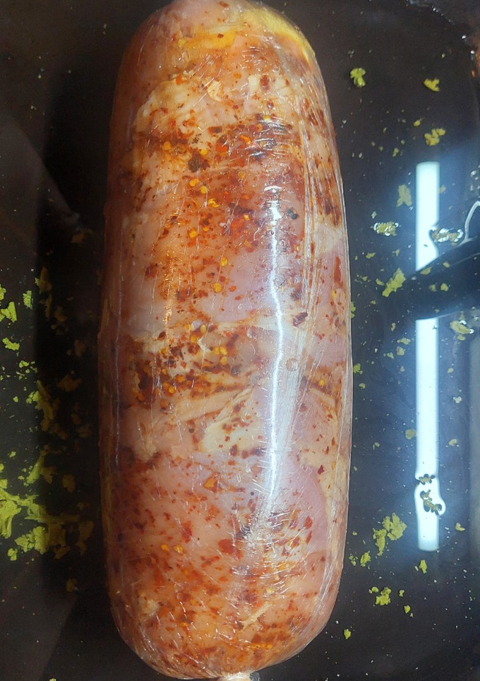 Una foto de Pollo relleno