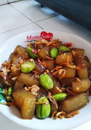 Foto resep Oseng kikil pete