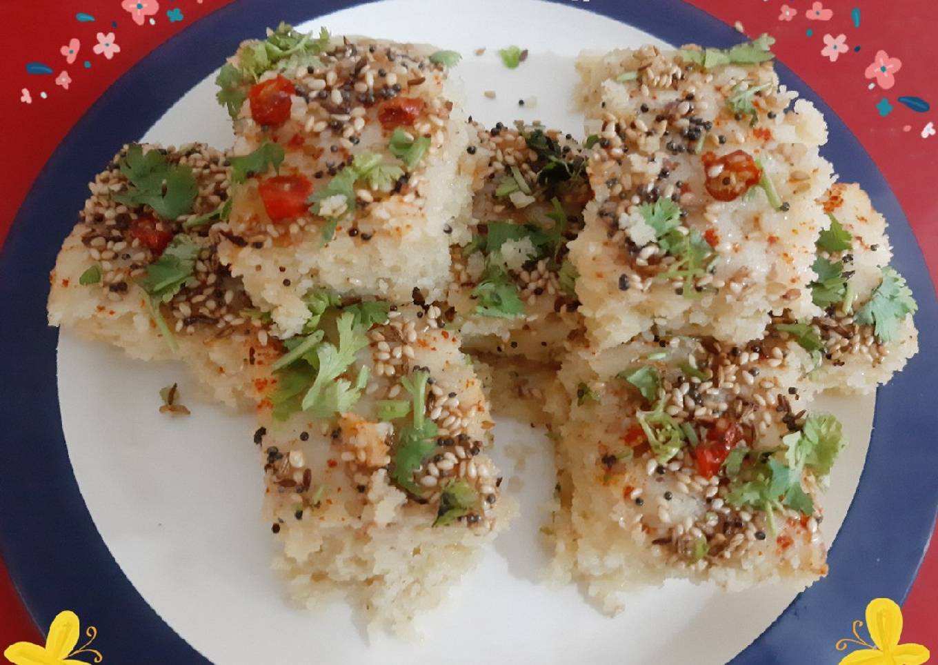 Maize Sattu Sooji Healthy Dhokla
