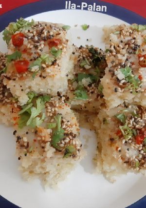 A picture of Maize Sattu Sooji Healthy Dhokla.