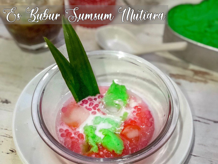 Cara Membuat Es Bubur Sumsum Mutiara Ekonomis