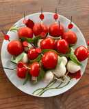 Caprese canapes