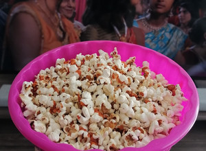Una foto de Palomitas caseras