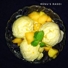 A picture of Mango Icecream.