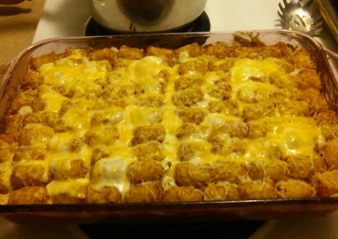 Recipe of Any-night-of-the-week Mmm-hmm Tater-tot Casserole.