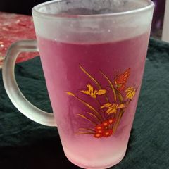 A picture of Pink lime juice.