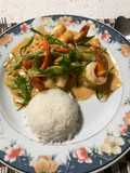 กุ้งครีมมี่เครรี่ซอส