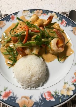 รูปของ กุ้งครีมมี่เครรี่ซอส