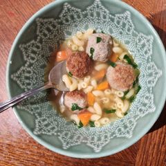 Turkey Meatball Soup A picture of Turkey Meatball Soup.