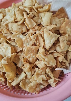 Foto resep Keripik bawang tanpa telur
