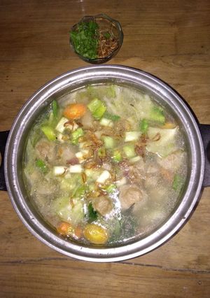 Foto resep Sop Ayam Bakso