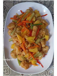 Foto resep Ayam Asam Manis