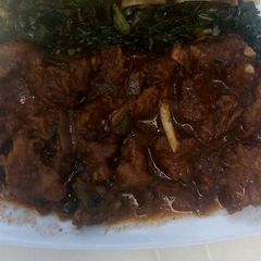 A picture of Stewed chili beef.