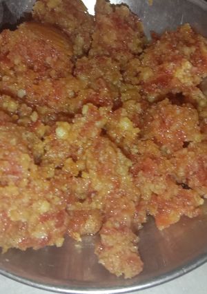 A picture of Gajar Halwa.