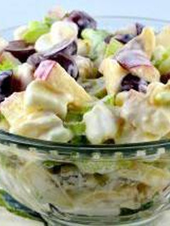 A picture of Fish salad.