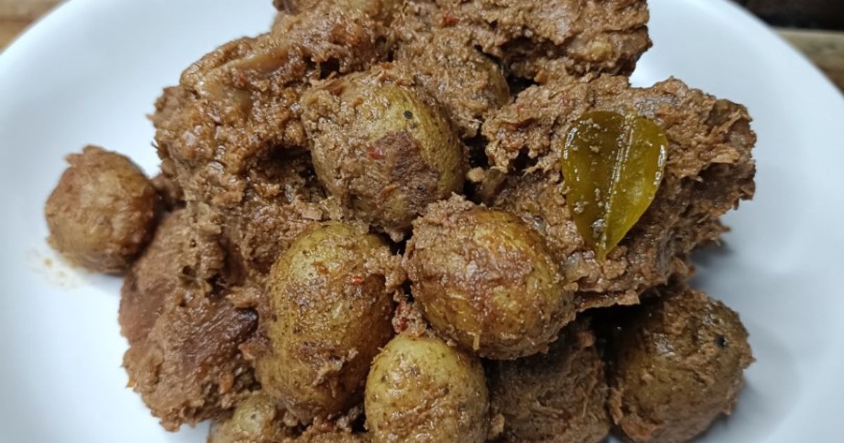 Rendang Daging - Kentang Bumbu Instant