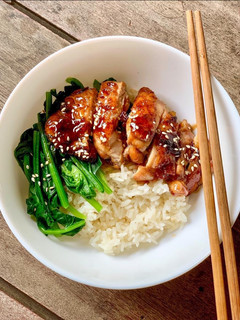 Foto resep Chicken Teriyaki Steak (Rice Bowl)
