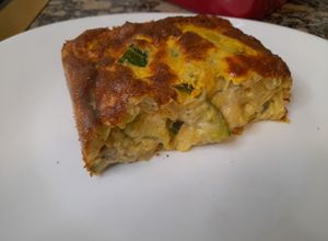 Una foto de Soufflé de Zucchinis