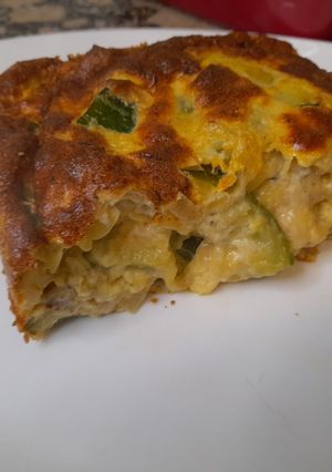 Una foto de Soufflé de Zucchinis