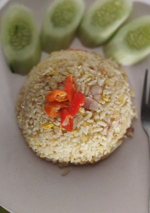Foto resep Nasi goreng telor simpel