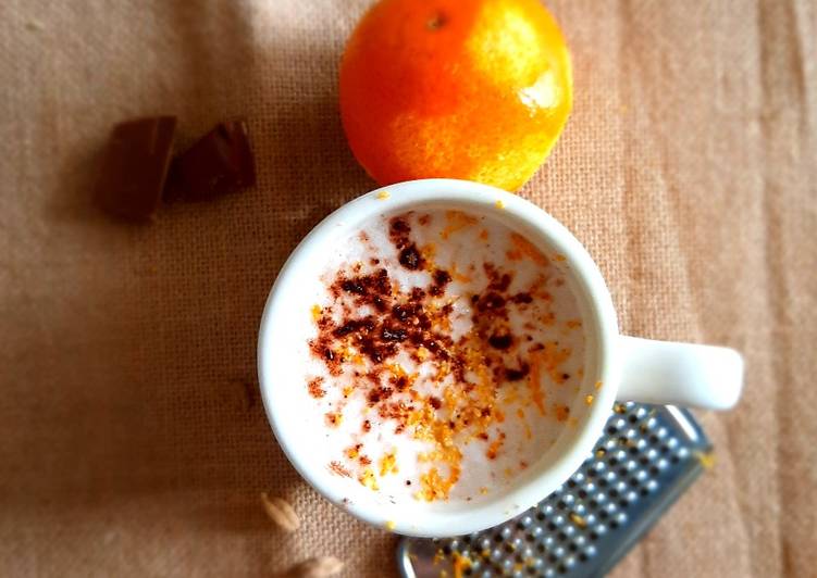 How to Prepare Homemade Orange cardamom hot chocolate