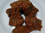 Gambar rendang daging jawa