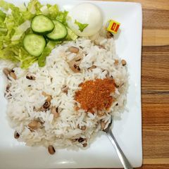 A picture of Rice and Beans.