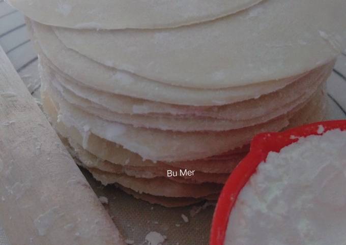 Cara membuat Kulit dimsum, gyoza, dumpling, shumai Cara membuat Kulit dimsum, gyoza, dumpling, shumai