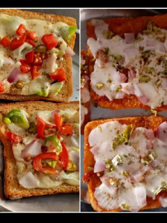 चीज़ ब्रेड पिज़्ज़ा (Cheese Bread Pizza recipe in Hindi) रेसिपी मुख्य फोटो