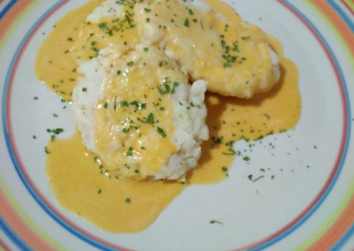 Hamburguesas de merluza en salsa con thermomix