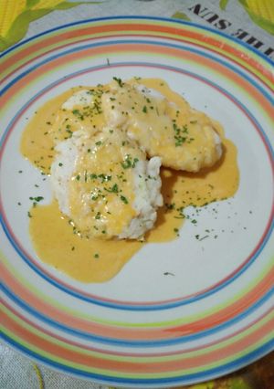 Foto principal de Hamburguesas de merluza en salsa con thermomix
