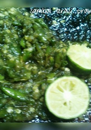 Foto resep Sambal terasi pedas