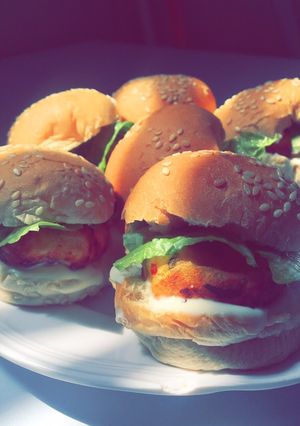 صورة لوصفة برجر ميني بالكفته💓