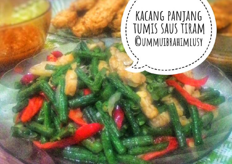 Bagaimana Menyiapkan Kacang Panjang Tumis Saus Tiram, Bisa Manjain Lidah