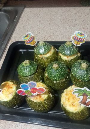 Una foto de Calabacín relleno