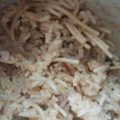 A picture of Spaghetti and rice # author marathon #.