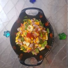 A picture of Paneer corn salad.