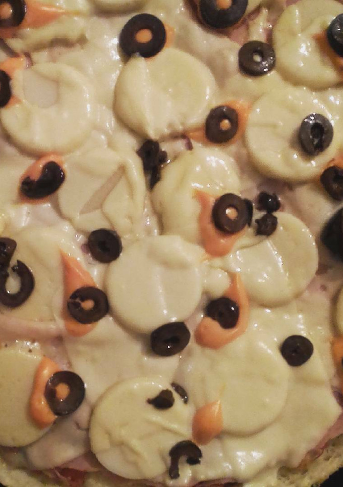 Una foto de Pizza de palmitos gluten free!!