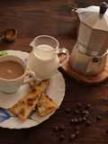 قهوة حليب في براد
