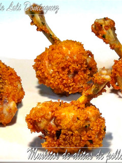 Una foto de Muslitos de alitas de pollo crujientes