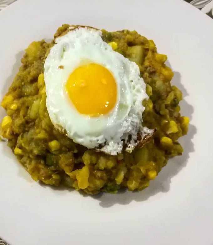 Una foto de Charquicán con carne