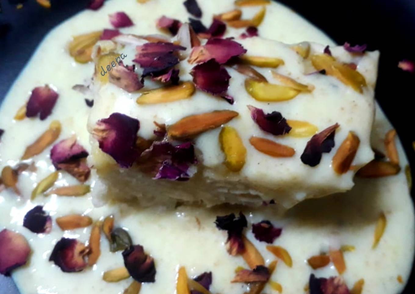 Kulfi flavoured tres letches cake