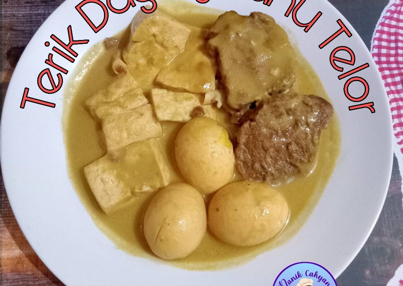 Terik Daging Sapi Tahu Telor