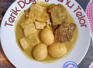 Foto resep Terik Daging Sapi Tahu Telor