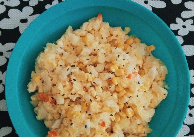 Cara Termudah Membuat Potato Mashed with Macaroni Salad Sempurna