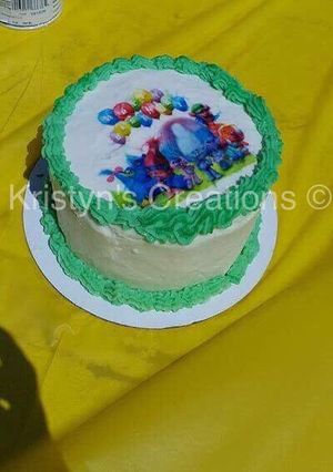 A picture of Whipped icing.