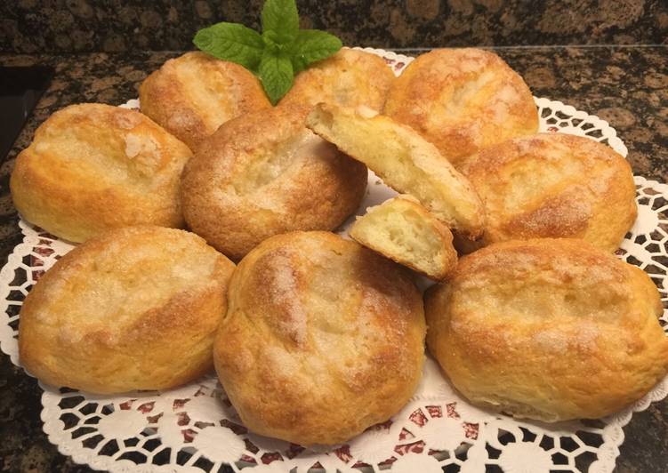 Bollitos o panecillos dulces, sin gluten, sin lactosa