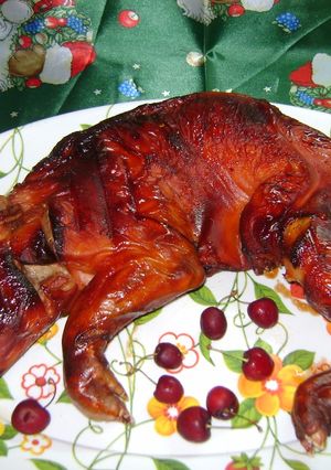 Una foto de Cochinillo (chanchito) Navideño